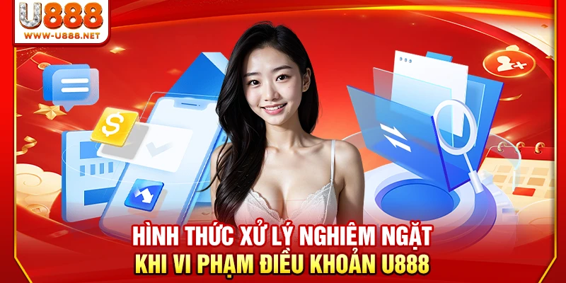 Hình thức xử lý nghiêm ngặt khi vi phạm điều khoản U888