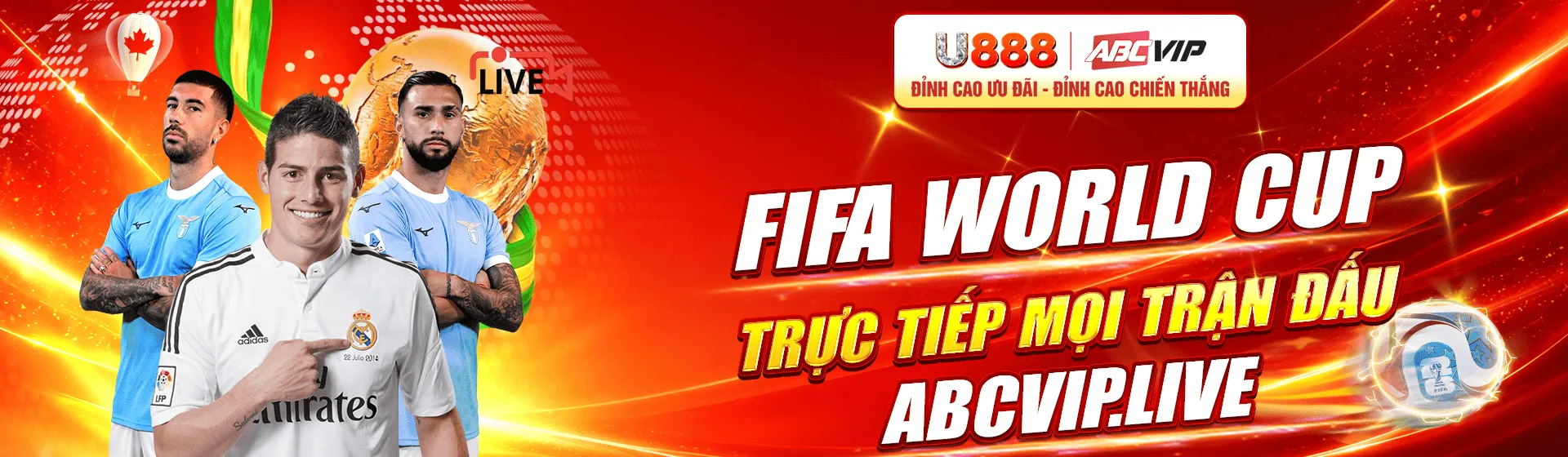 U888 - Trực tiếp mọi trận đấu World Cup