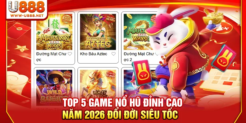 Top 5 Game Nổ Hũ Đỉnh Cao Năm 2026 Giúp Đổi Đời Siêu Tốc